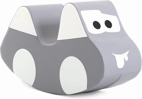 IGLU Soft Play Rocking Car Rocker for Kids Jumping Activity Toy Toddler 2-4 Years (Grey)