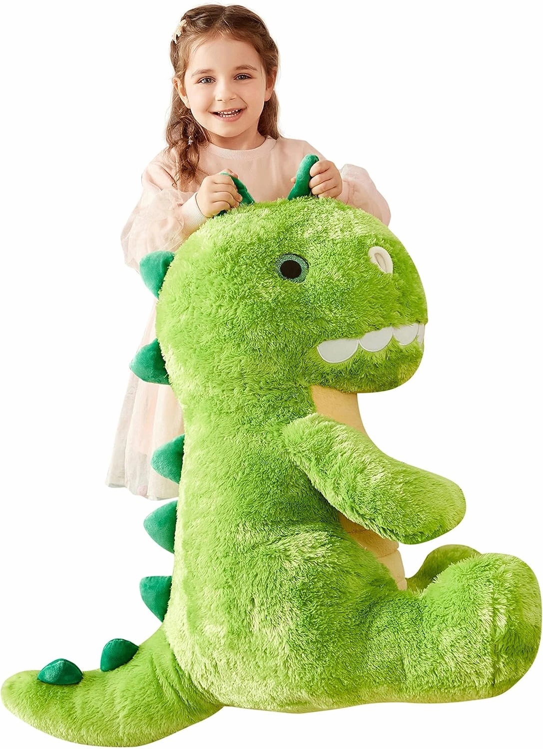 IKASA Large Dinosaur Stuffed Animal Plush Toy,Giant T-Rex Cute 23" Jumbo Soft Toys,Huge Big Size Fluffy Plushy Fat Plushie,Gifts for Kids