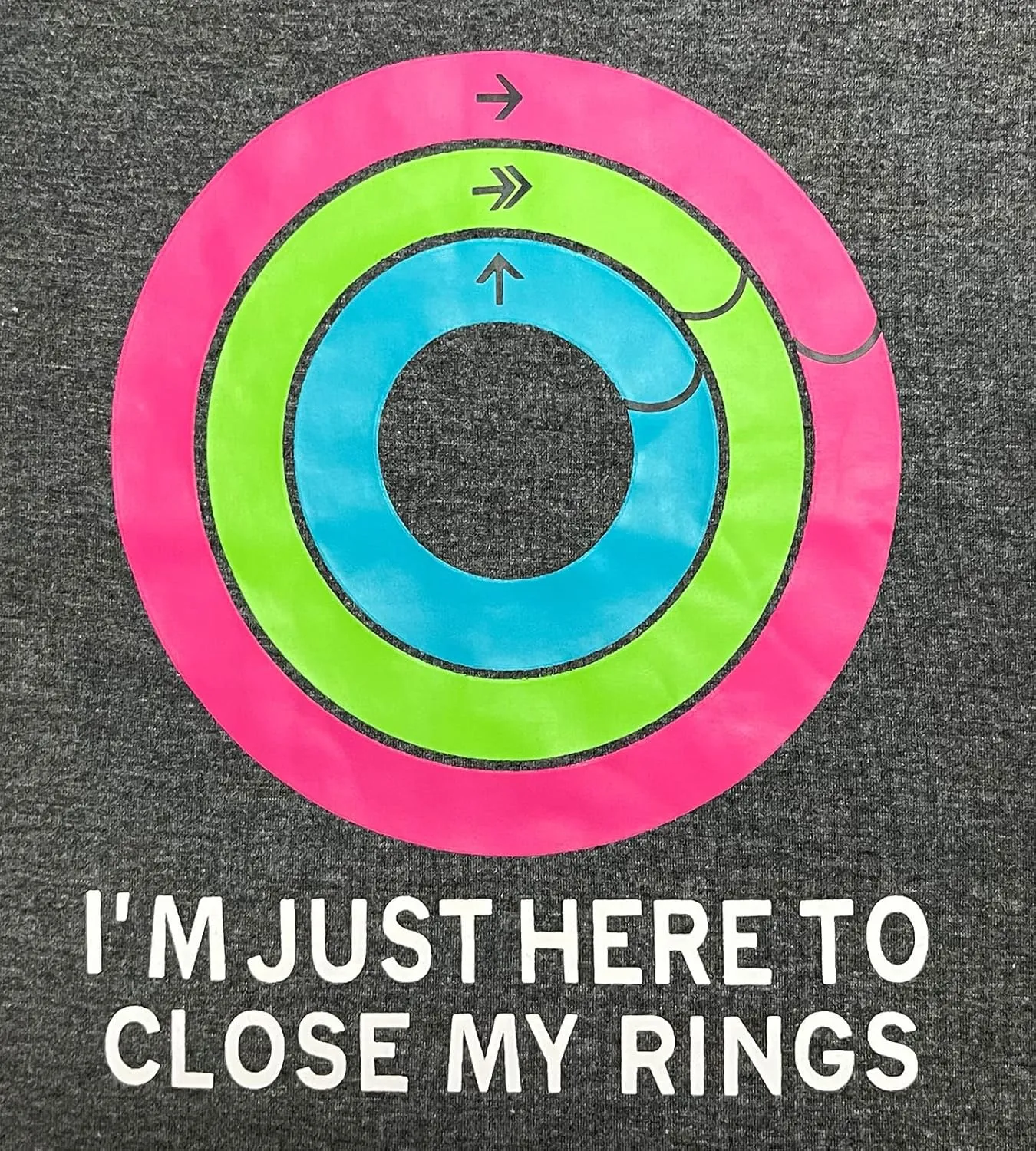 I'm Just Here to Close My Rings Tank Tops Women Rainbow Racerback Workout Tank Top Funny Letter Print Gym Tank