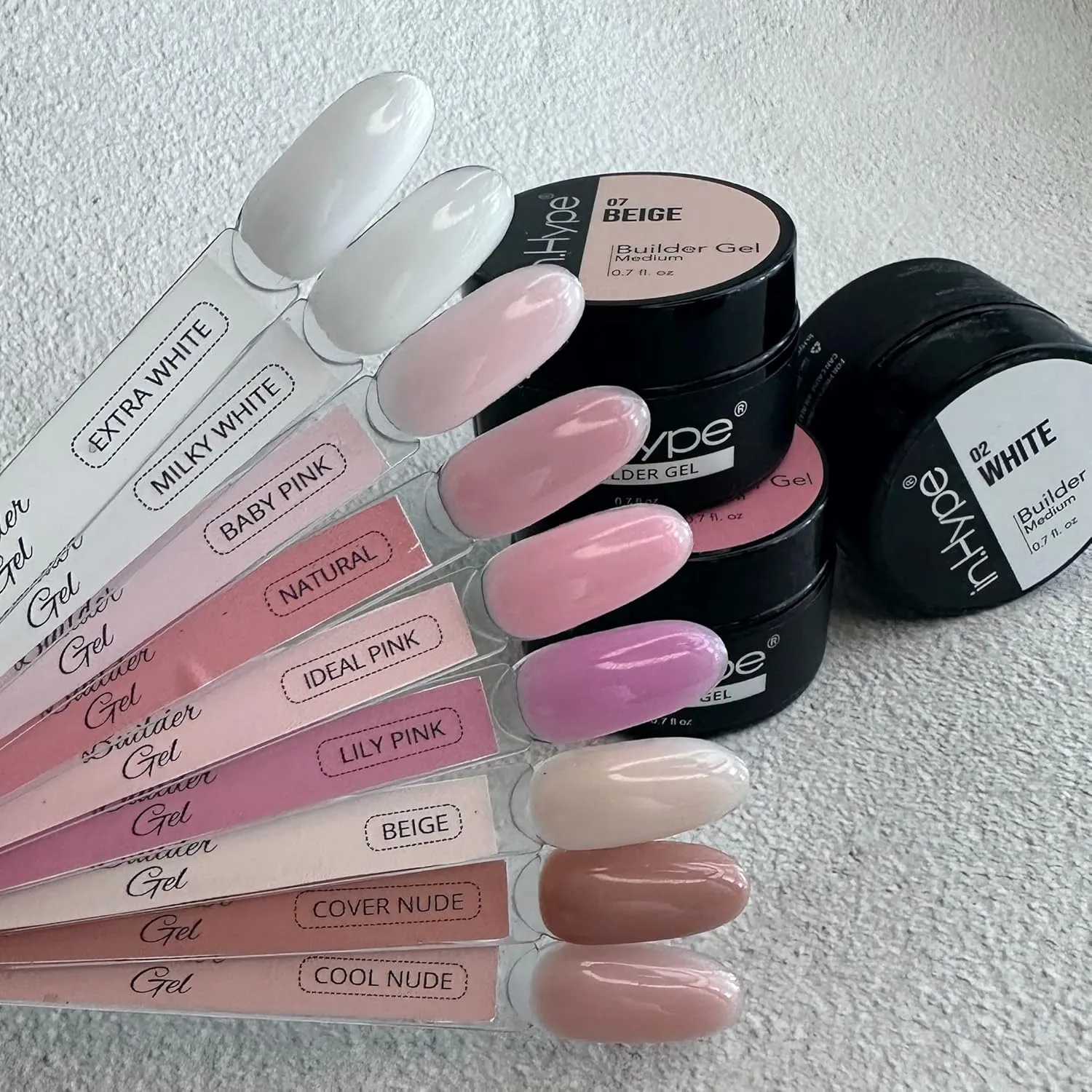 IN.HYPE UV/LED Camouflage Builder Gel for Nail Extension/Strengthening (Cool Nude #32)