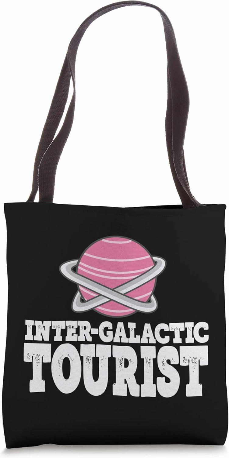 Inter-Galactic Tourist Cute Travelers Tote Bag