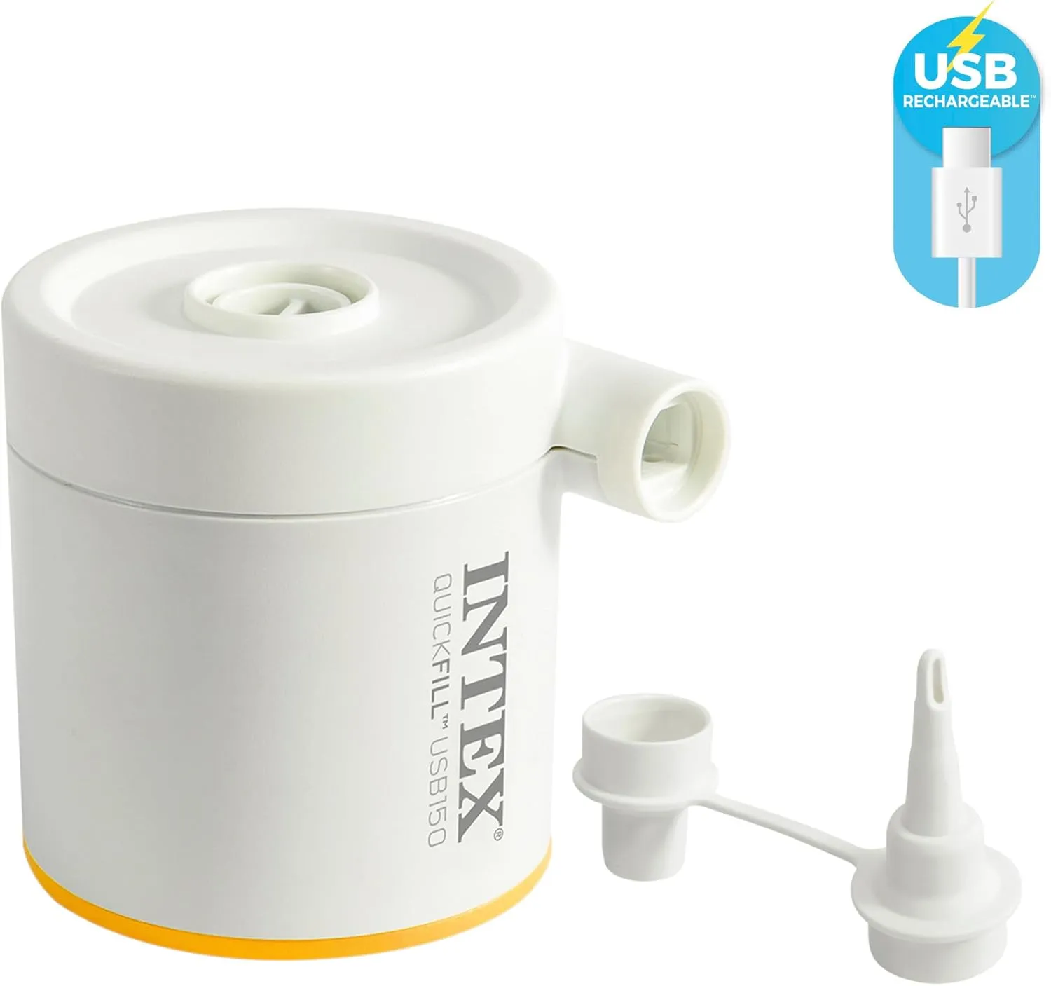 Intex Premaire Dura-Beam Camping Mat w/ USB150, Inflated Size: 76cm x 1.91m x 17cm (64097NP)