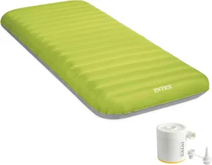 Intex Premaire Dura-Beam Camping Mat w/ USB150, Inflated Size: 76cm x 1.91m x 17cm (64097NP)