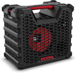 Ion Audio Tailgater Tough - Rugged Portable All-Weather Wireless Bluetooth Speaker, IPX5 Water-Resistant, Outdoor Weather-Resistant Speaker (Renewed)