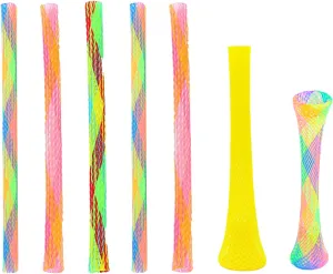 ISMARTEN Cat Spring Toys, Tube Toy Interactive Cat Toy for Indoor Cats, Plastic Spring Coils Attract Cats to Swat, Bite, Hunt(Random Color) (100 Packs)