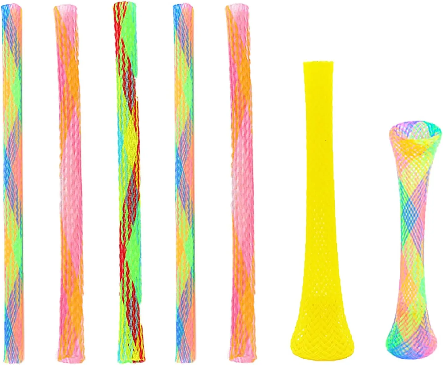 ISMARTEN Cat Spring Toys, Tube Toy Interactive Cat Toy for Indoor Cats, Plastic Spring Coils Attract Cats to Swat, Bite, Hunt(Random Color) (100 Packs)