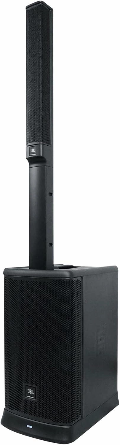 JBL Professional EON ONE Mk2 Active Battery-Powered Column Line Array Speaker System, 1500W Peak Power, 10", Bluetooth Wireless Audio, 5 Channel Mixer, Portable PA for DJs, Musicians, Events, Black