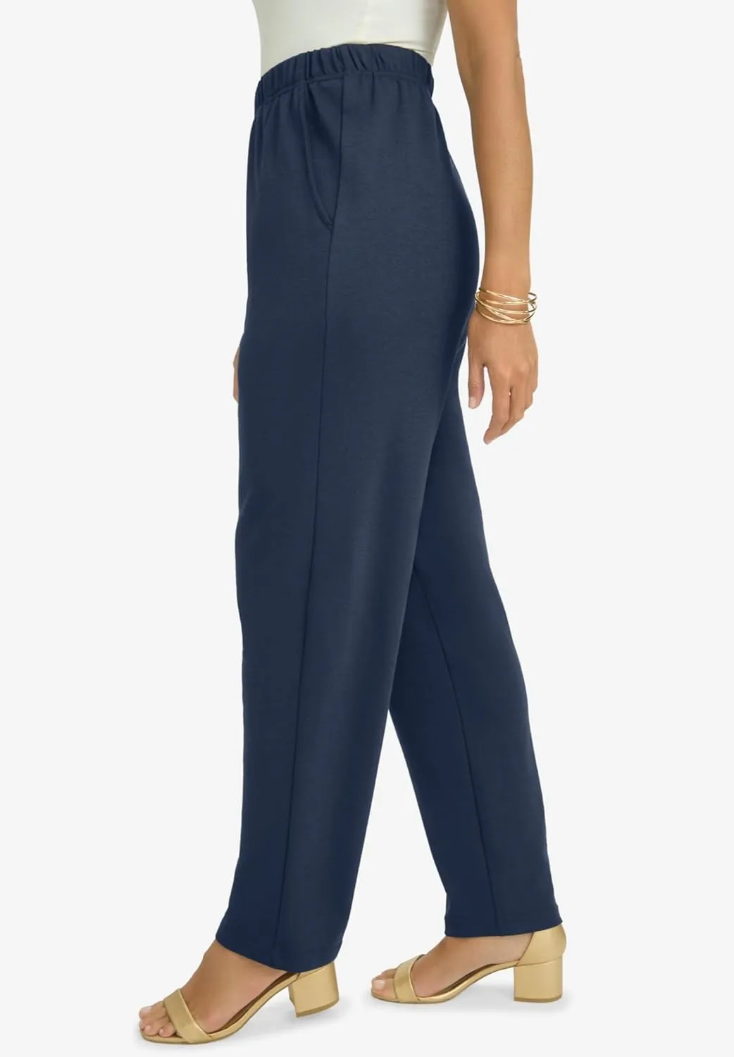 Jessica London Women's Plus Size Soft Ease Pant