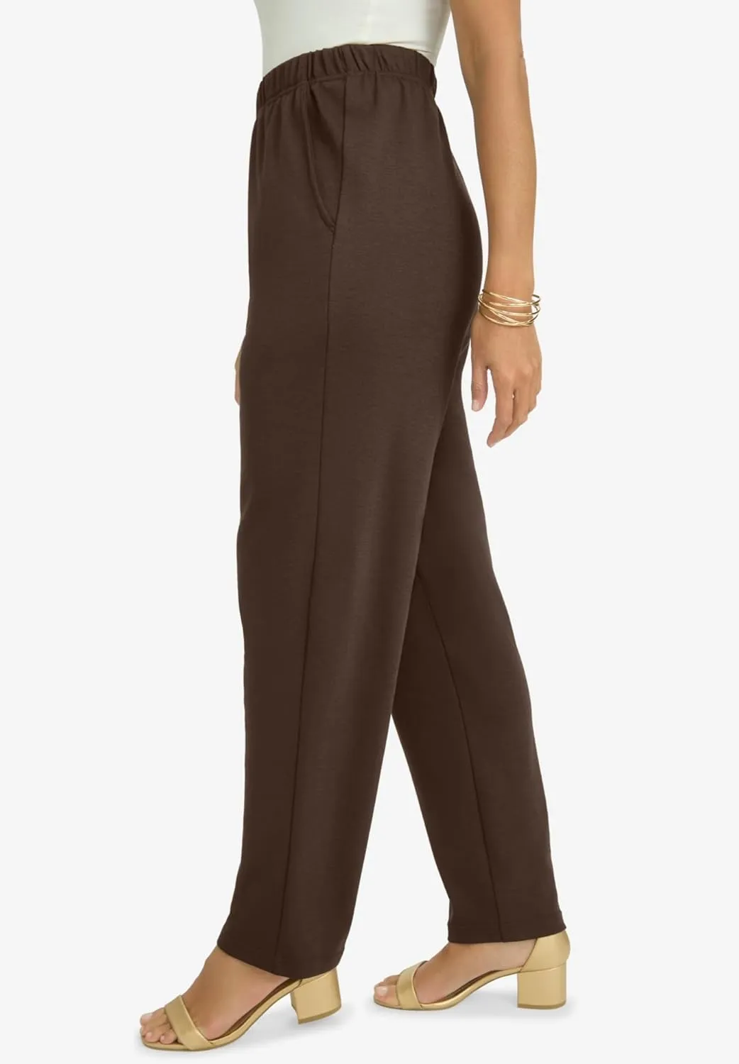 Jessica London Women's Plus Size Soft Ease Pant