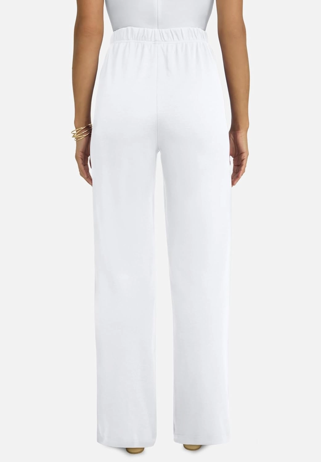 Jessica London Women's Plus Size Soft Ease Wide Leg Pant