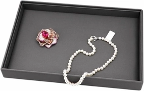 Jewelry Holder Stand Black Ring Tray Counter Finger Rings Arrangement Household Storage Display Jewelry Jewelry Stand Jewelry Display