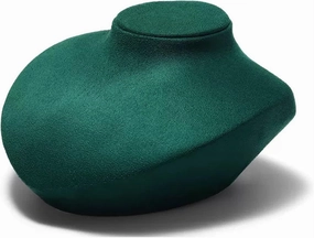 Jewelry Holder Stand Velvet Lay Down Necklace Bust Display Jewelry Display Necklace Chain Jewelry Bust Display Holder Stand Necklace Jewelry Organizer, 1 Pcs Jewelry Display(Green)