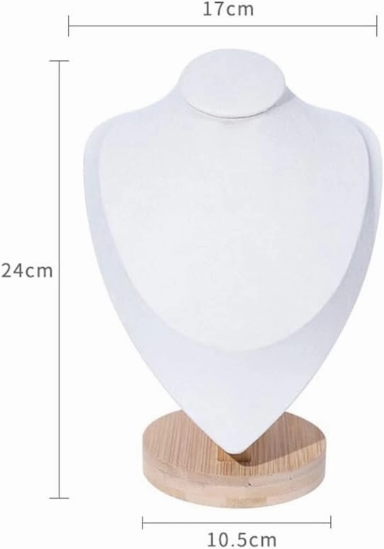 Jewelry Holder Stand Velvet Necklace Stand Simple Jewelry Shopping Mall Ornaments Shooting Props Creative Jewelry Display Stand Jewelry Display(Medium)