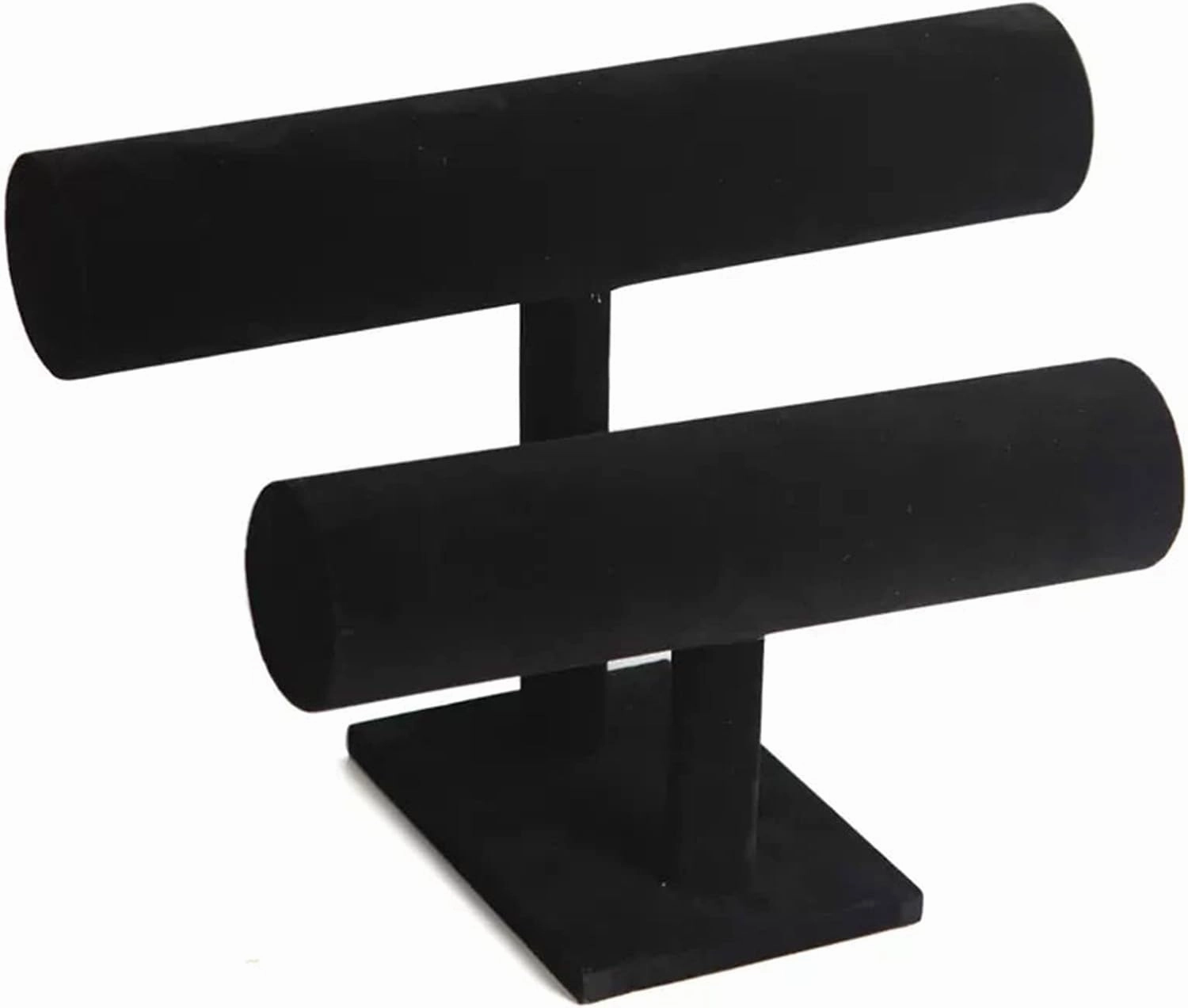 Jewelry Rack 2 Tier Bracelet Holder, Bracelet Display Stand, Velvet Jewelry Organizer Displays for Necklace Watches Bracelet Bangle Holder Jewelry Sta