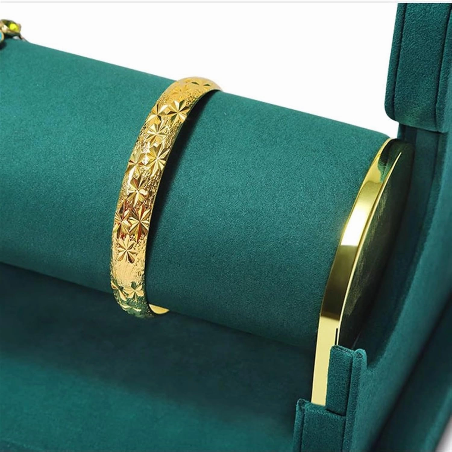 Jewelry Towers Earring Display Holder, Velvet Jewelry Display Stand, Detachable Bracelet Display Organizer Stand, Jewelry Holder for Watch Display Jewelry Rack (Color : B)