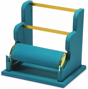 Jewelry Towers Earring Display Holder, Velvet Jewelry Display Stand, Detachable Bracelet Display Organizer Stand, Jewelry Holder for Watch Display Jewelry Rack (Color : E)