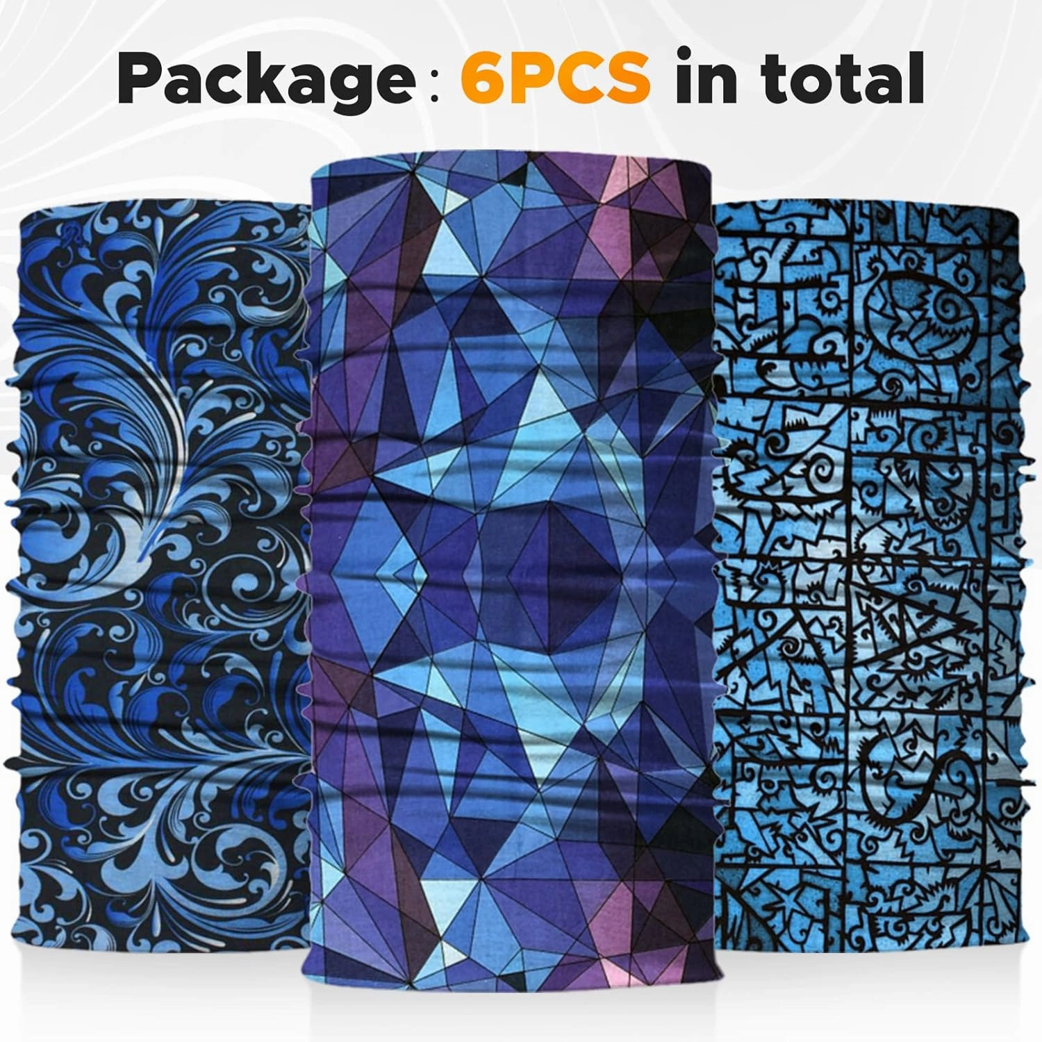 JOEYOUNG Headwear, Bandana, Neck Gaiter Head Wrap Headband Balaclava Magic Scarf
