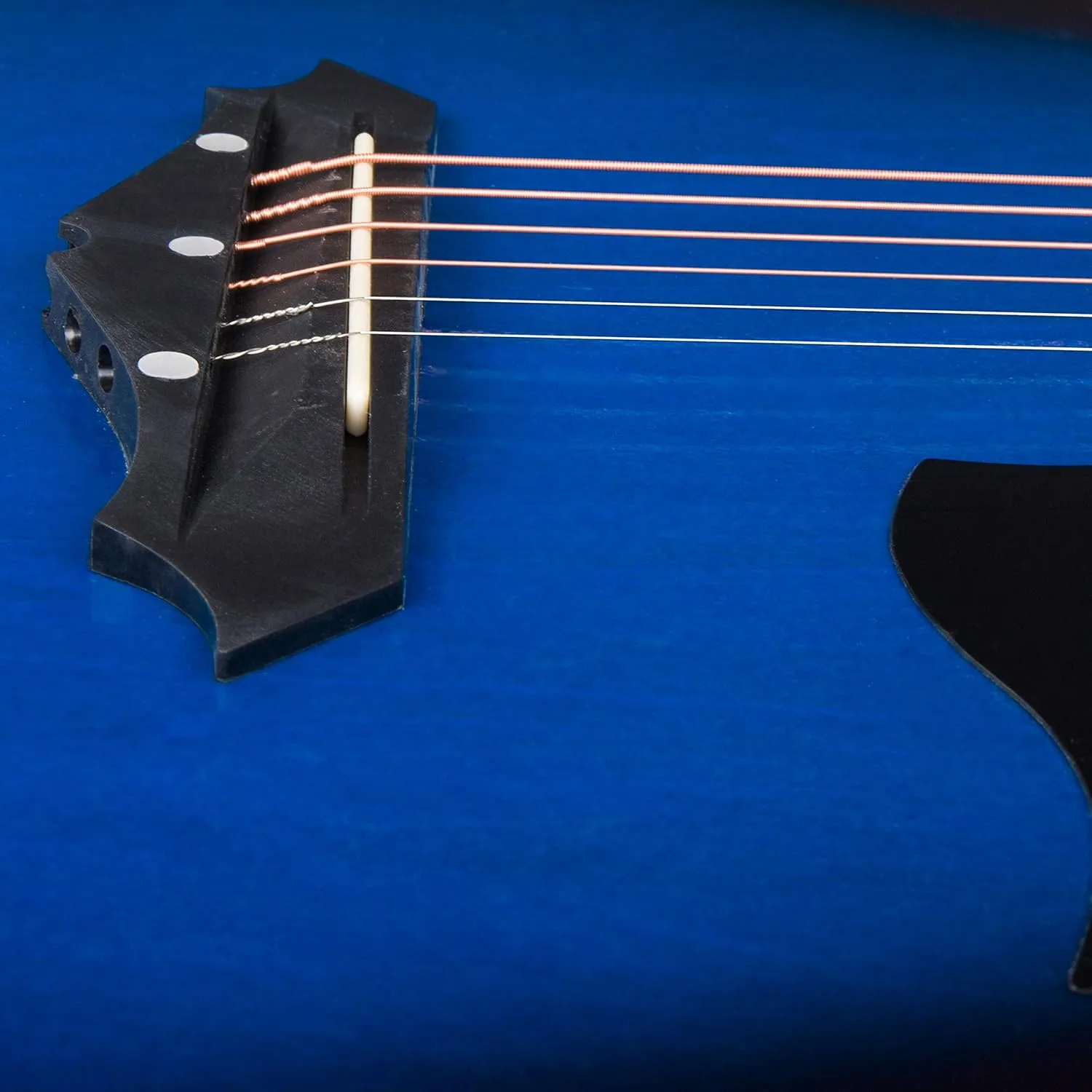 Joymusic 38 inch blueburst beginner acoustic guitar kit,bundle with a strap with picks holder,digital tuner, set strings, capo,cleaning cloth,6 picks,gig bag.(JG-38C,BLS)