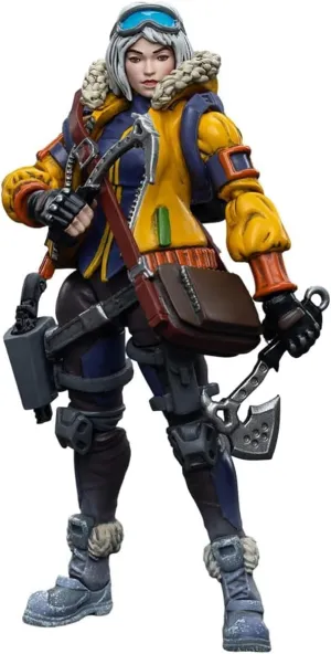 JOYTOY 1/18 Action Figures Oktavia Grimsdottir lcebreaker's Harpooner Collection Models (4 inch)