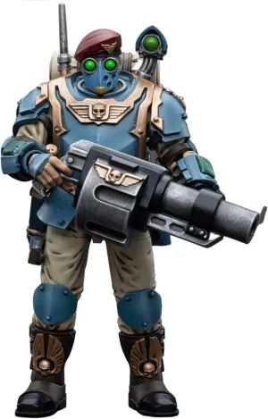 JOYTOY 1/18 Warhammer 40,000 Action Figure Astra Militarum Tempestus Scions Command Squad 55th Kappic Eagles Grenadier Collection Model Gift