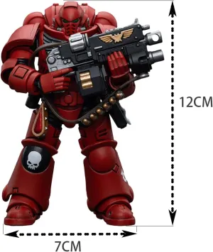 JOYTOY 1/18 Warhammer 40,000 Action Figure Blood Angels Intercessor Collection Model，JT6649