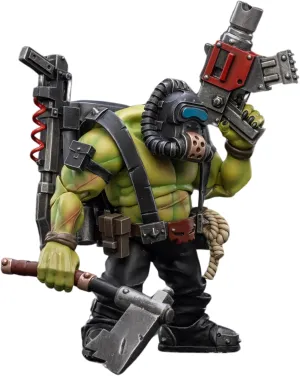 JOYTOY 1/18 Warhammer 40,000 Action Figure Ork Kommandos Snarit Collection Model (5-inch)