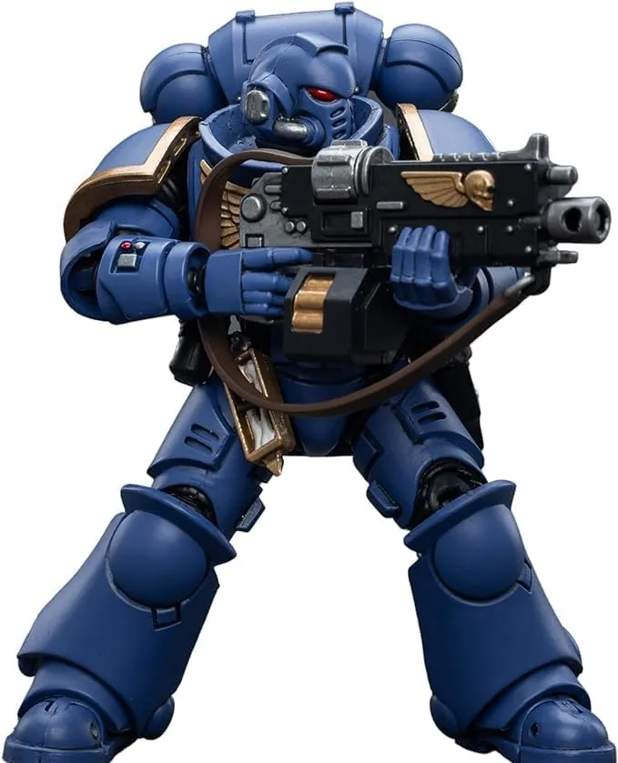 JOYTOY 1/18 Warhammer 40,000 Action Figure Ultramarines Intercessors Collection Model (4 inch)