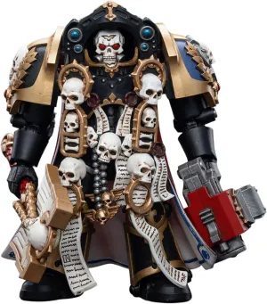 JOYTOY 1/18 Warhammer 40,000 Action Figure Ultramarines Terminator Chaplain Brother Vanius Collection Model