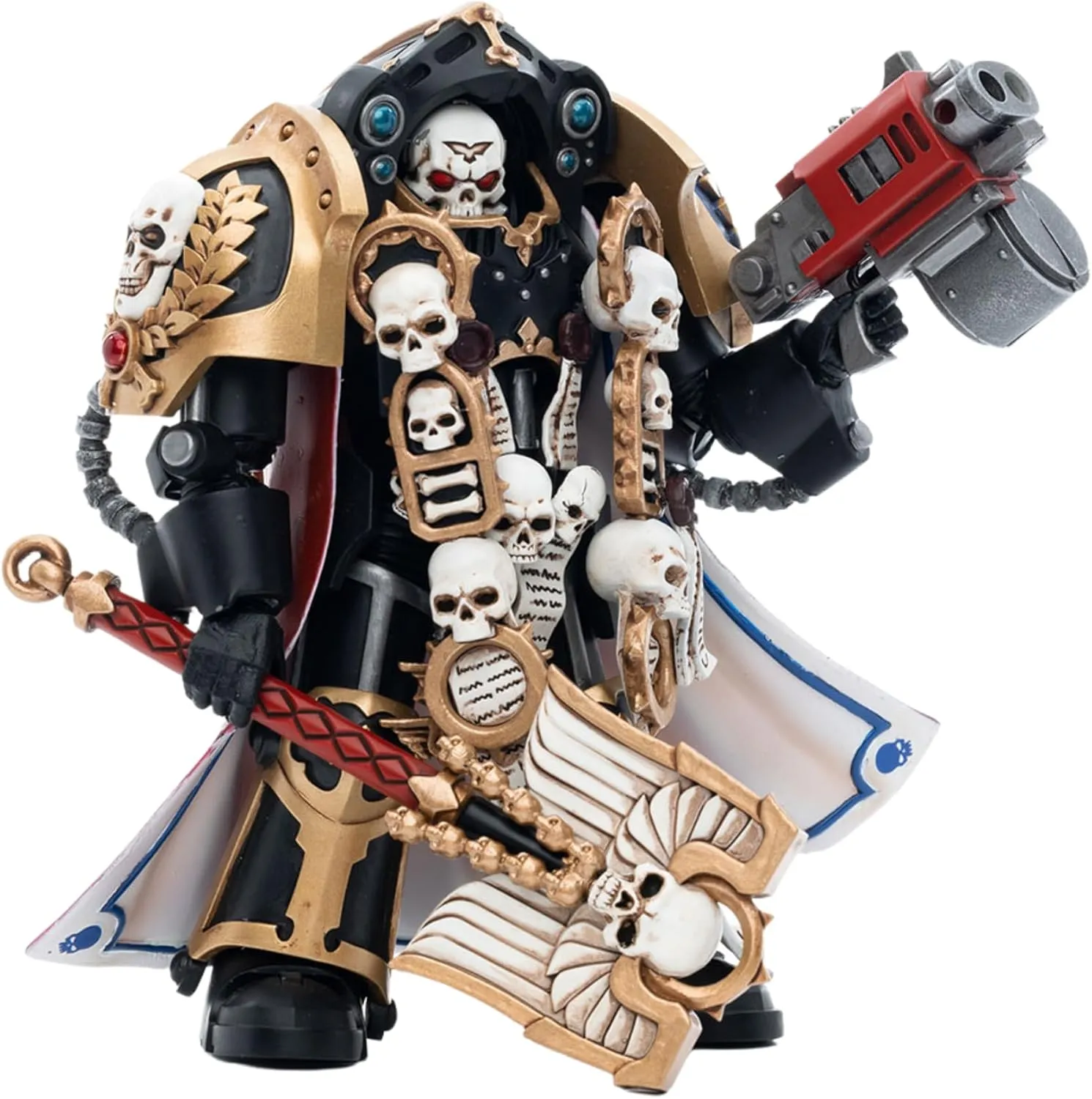 JOYTOY 1/18 Warhammer 40,000 Action Figure Ultramarines Terminator Chaplain Brother Vanius Collection Model