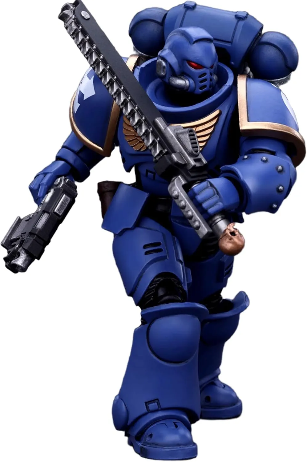 JOYTOY Warhammer 40K 1/18 Action Figures Space Marines Ultramarines Outriders Brother Catonus Collectible Model