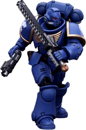 JOYTOY Warhammer 40K 1/18 Action Figures Space Marines Ultramarines Outriders Brother Catonus Collectible Model