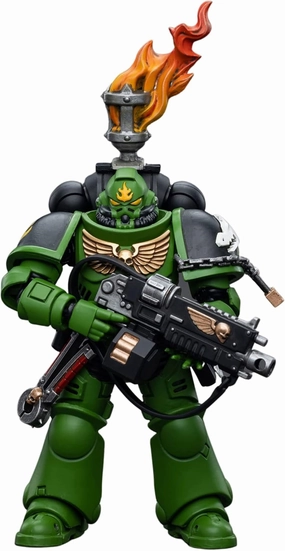 JOYTOY 1/18 Warhammer 40,000 Action Figure Salamanders Intercessors Sergeant Tsek'gan Collection Model