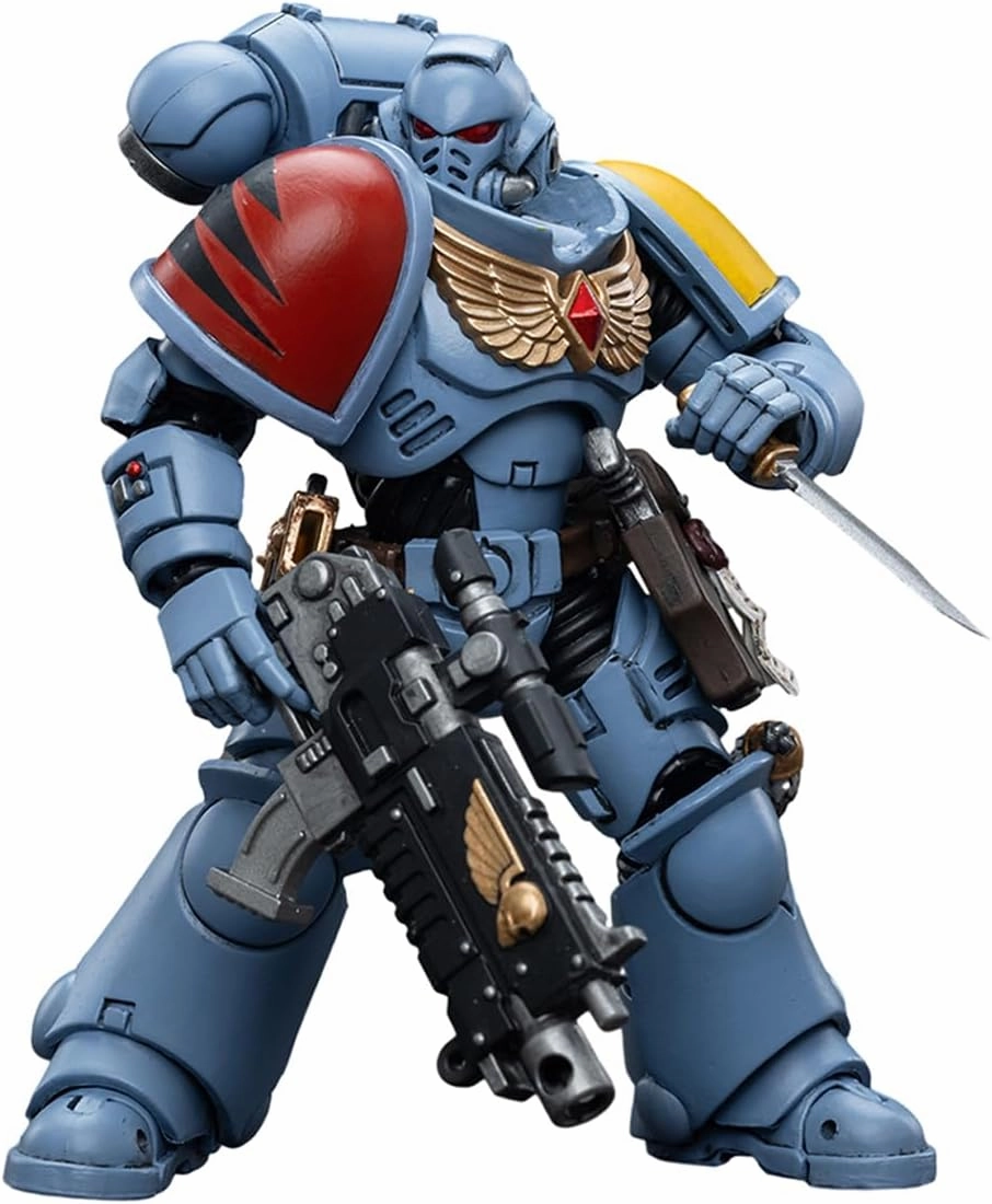 JOYTOY 1/18 Warhammer 40,000 Action Figure Space Wolves Intercessors, Warhammer 40K, Collection Model 4.2inch