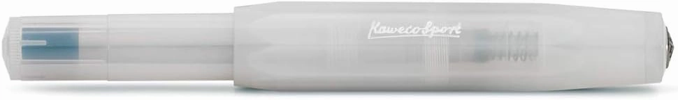Kaweco FROSTED SPORT Rollerball Natural Coconut I Gel/Ballpoint Pen Including 0.7 mm Refill I in Pastel Design with Ceramic Ball 13.5 cm
