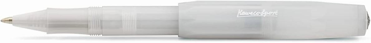 Kaweco FROSTED SPORT Rollerball Natural Coconut I Gel/Ballpoint Pen Including 0.7 mm Refill I in Pastel Design with Ceramic Ball 13.5 cm