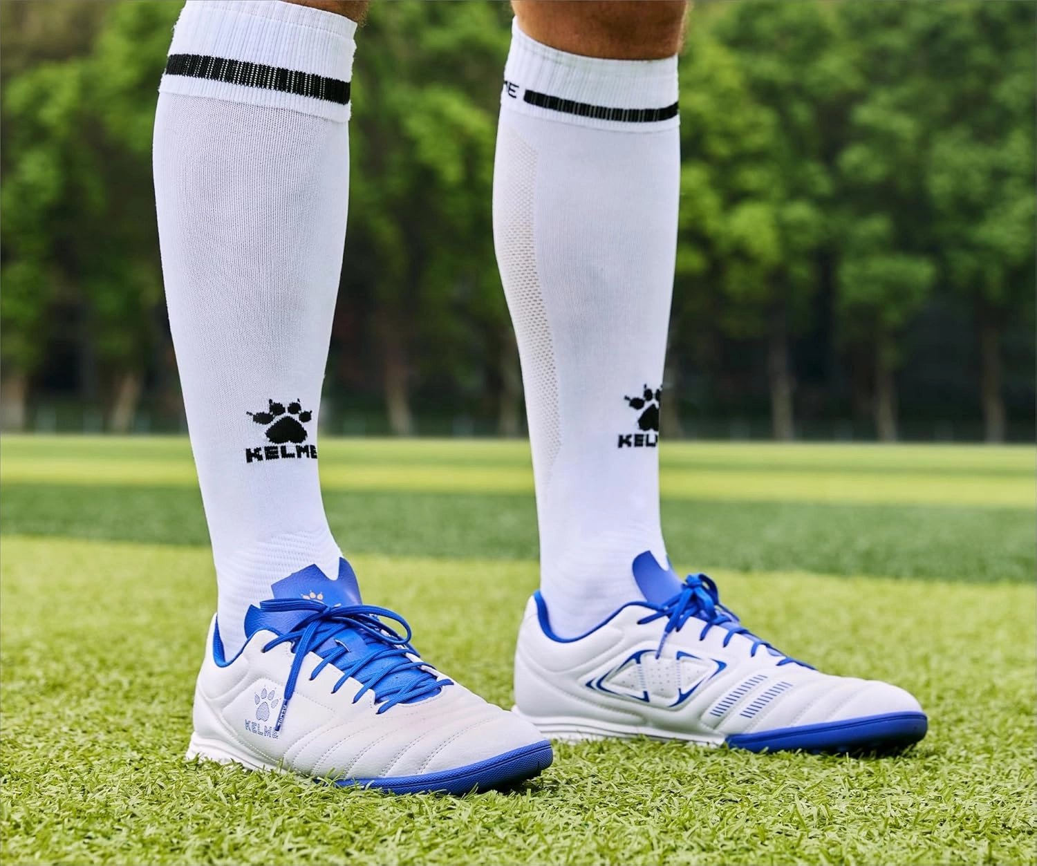 KELME Turf Soccer Shoes, Futsal Indoor Cleats for Men Women, Football Baseball