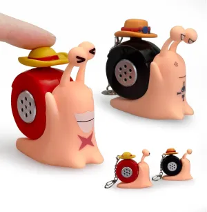 Keyboard Fidget Toy for Adults with Sound,Keyboard Clicker with LED Light ,Keyboard Decompression Toys Button Gifts to Relief Stress Pass The Time(2-Pack Snails)