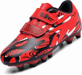 Kids Soccer Cleats Boys Girls Firm Ground Soccer Shoes Youth Professional Athletic Outdoor Football Cleats Shoes