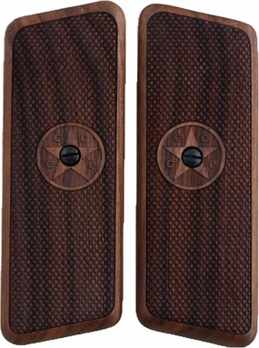 KSD Brand Tokarev TT-33 Compatible Walnut Grips Diamond