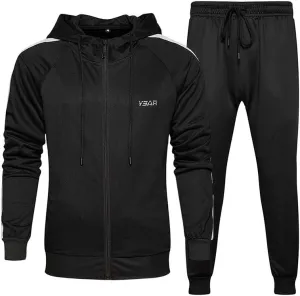 Lavnis Men's Casual Tracksuit Long Sleeve Running Jogging Athletic Sports Set