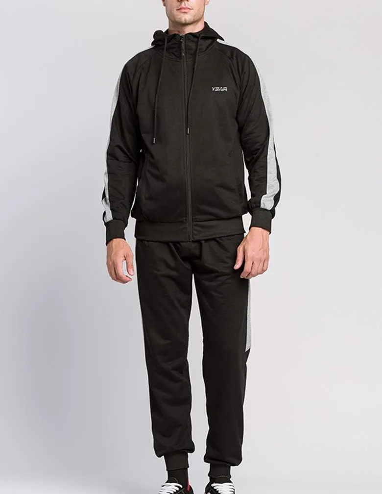 Lavnis Men's Casual Tracksuit Long Sleeve Running Jogging Athletic Sports Set