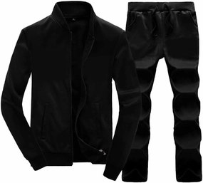 Lavnis Men's Casual Tracksuit Long Sleeve Running Jogging Athletic Sports Set