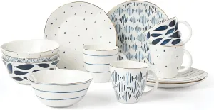 Lenox Blue Bay 12-Piece Dessert Set, 10.30 LB