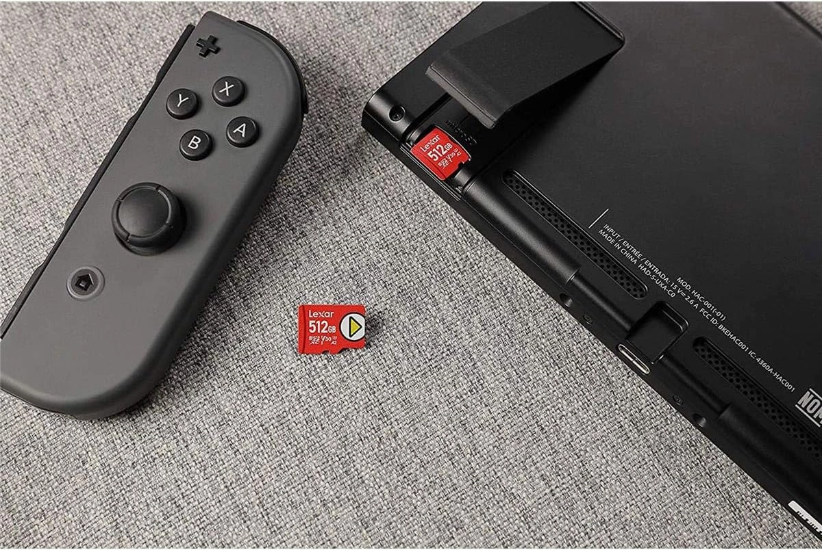 Lexar 256GB PLAY microSD Card, UHS-I, C10, U3, V30, A1, Full HD, 4K, Up To 160/100 MB/s microSDXC Memory Card, Expanded Storage for Nintendo Switch, Gaming, Smartphones, Tablets (LMSPLAY256G-BNNNU)