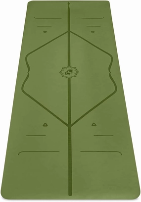 Liforme Travel Yoga mat – Patented Alignment System, Warrior-Like Grip, Non-Slip, Eco-Friendly, Ultra-Lightweight and Sweat Resistant, Made with Natural Rubber