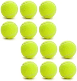 Light Weight Rubber Tennis Ball for Cricket for Kids - Set of 6 Pcs