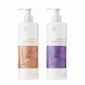 LOABLANC Moisturizing Hand & Body Cream - Bombshell & Bulgarian Rose SET | Nourishing Shea Butter and Natural Ingredients for Smooth Hand And Body