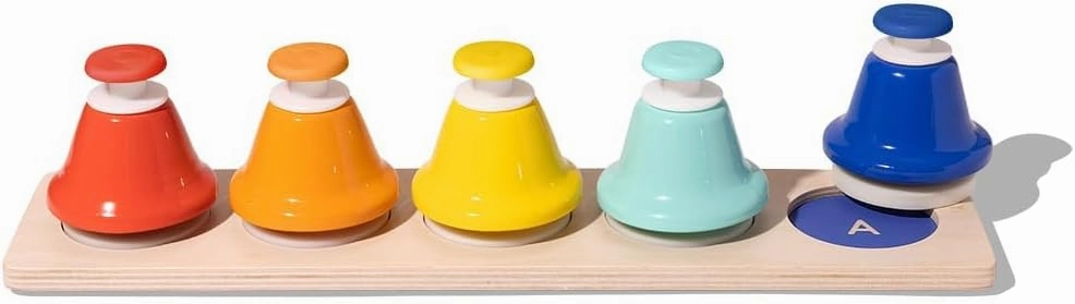Lovevery | The Music Set | 6 Musical Instruments and Rhythm & Songs Book, Preschool Education and Montessori Early Learning Musical Toy, Ages 18 Months to 4  Years