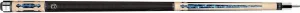 Lucasi Hybrid LHC97 Birdseye Maple/Blue Split Points Pool/Billiards Cue Stick