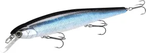LUCKY CRAFT Slender Pointer 112MR, 052 Aurora Black, Jerk Bait, Freshwater Bass Fishing Lures, Suspending, 4ft Depth, Smallmouth, Striped, Bass Fishing Gear